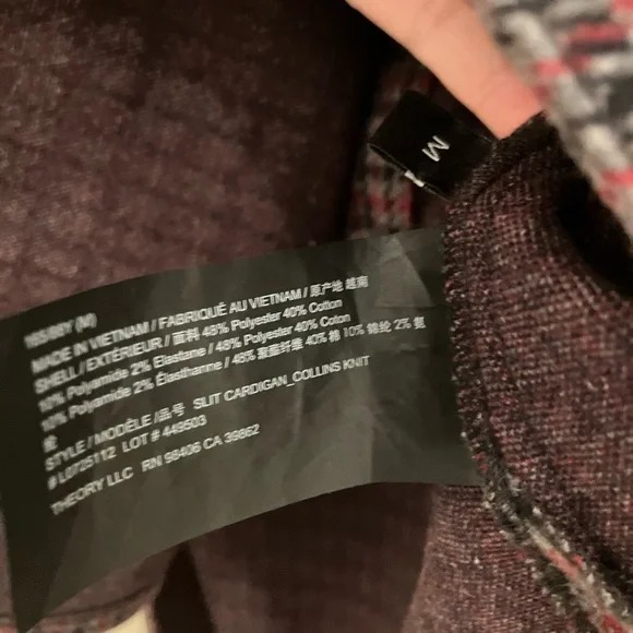 Theory houndstooth soft blazer - Picture 4 of 6